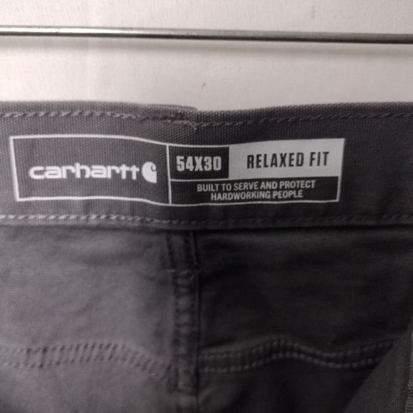Carhartt Rugged Flex Relaxed Fit Canvas 5-Pocket Work Pants 54X30 - Picture 6 of 8